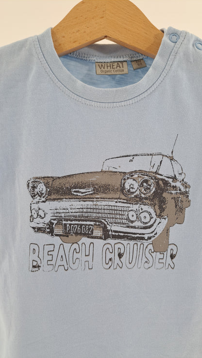 WHEAT • T-SHIRT • LYSEBLÅ BEACH CRUISER • STR. 80