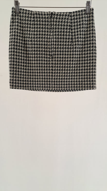 GANNI • NEDERDEL • SORT GRÅ HOUNDSTOOTH • STR. S