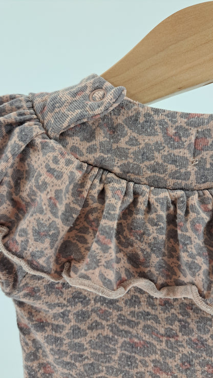 MARMAR COPENHAGEN • BODYSUIT • PINK LEOPARD • SIZE 62