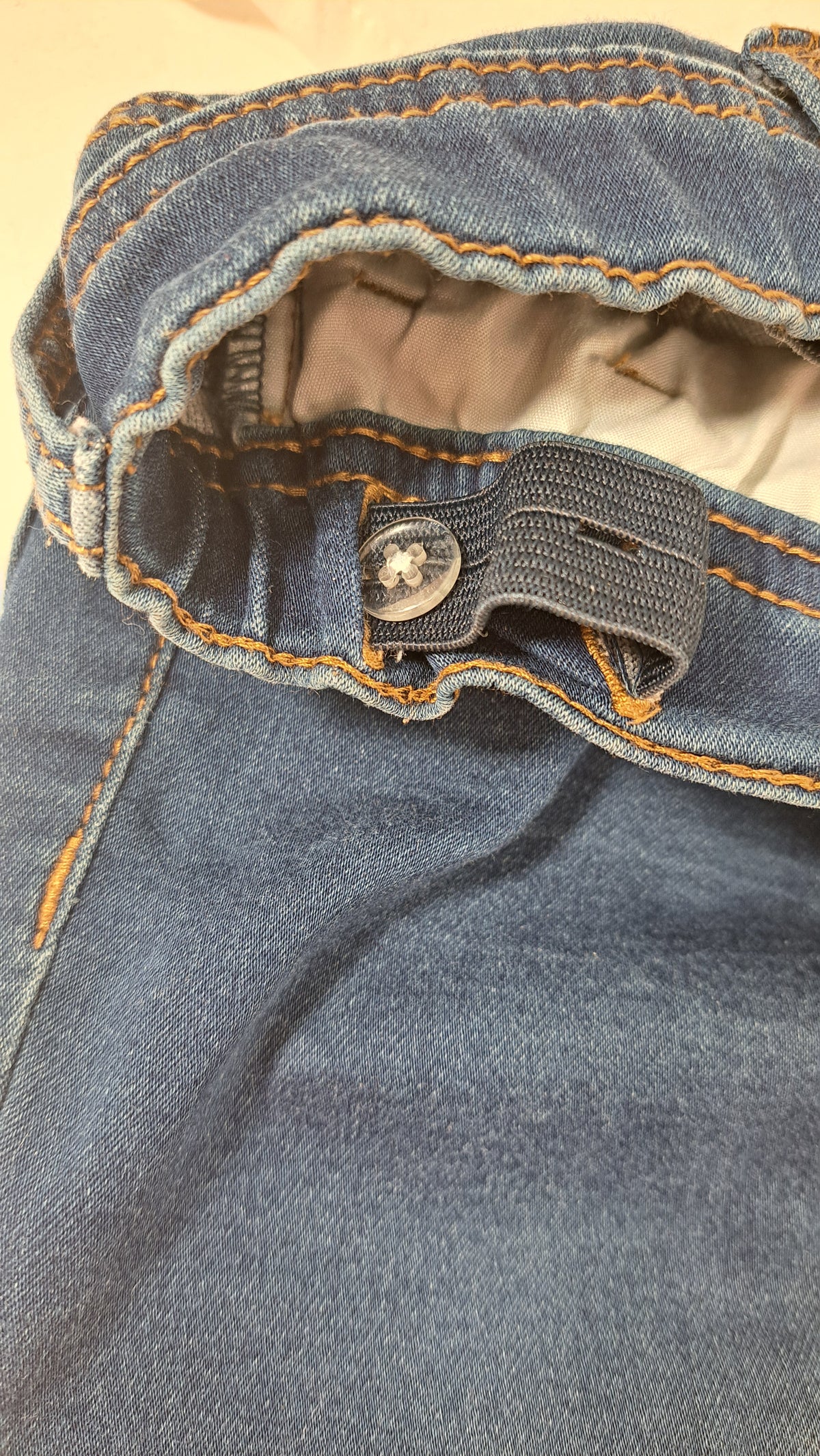 NAME IT • JEANS • MELLANBLÅ DENIM • STORLEK 86