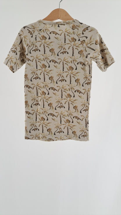 LIL' ATELIER • T-SHIRT • SAND TROPISK • STL. 122/128