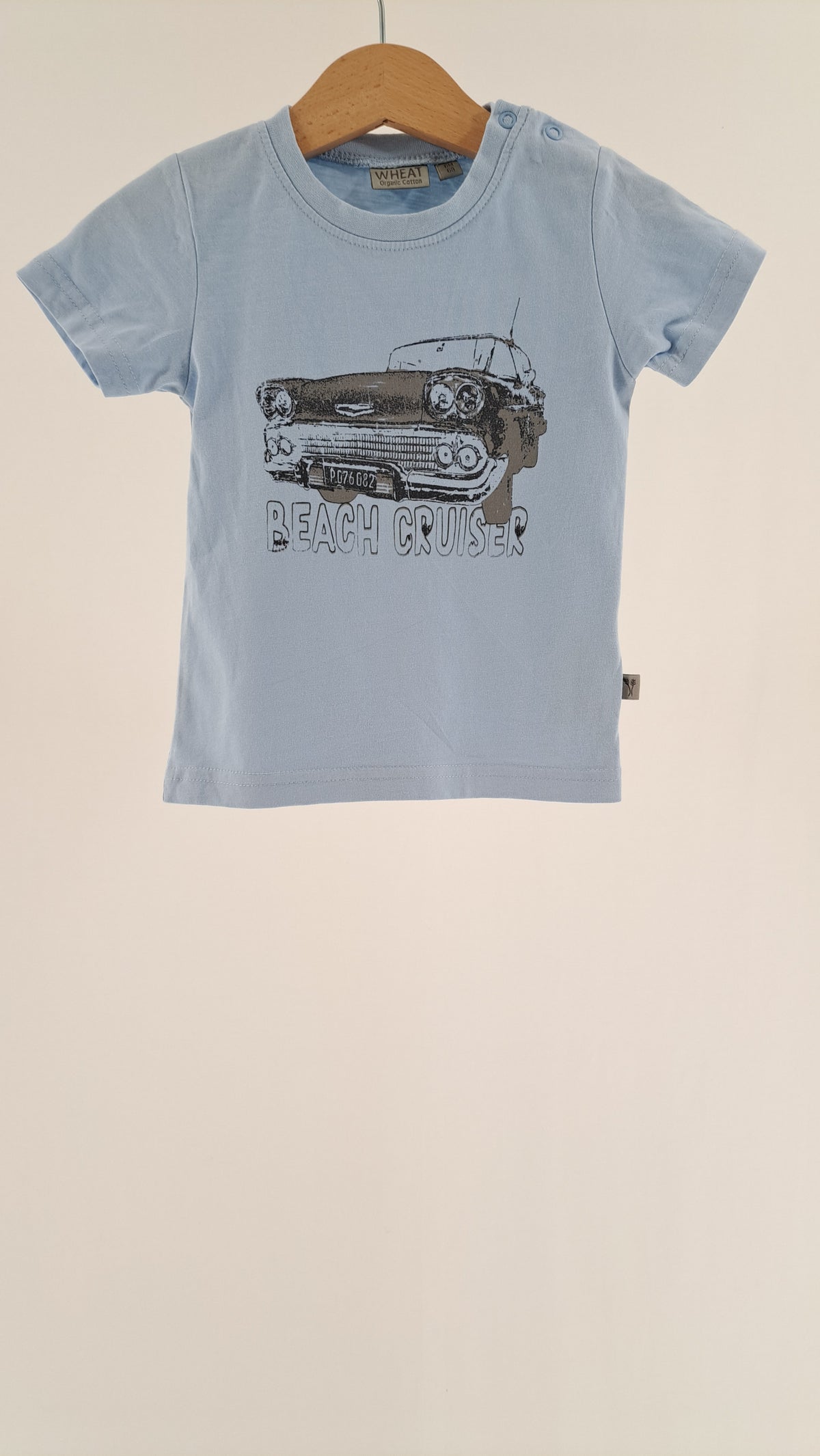 WHEAT • T-SHIRT • LYSEBLÅ BEACH CRUISER • STR. 80