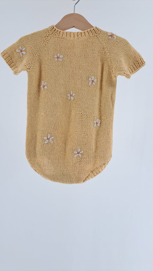 HJEMMESTRIK • BODY • SENNEPSGUL/BLOMSTER • STR. 80/86