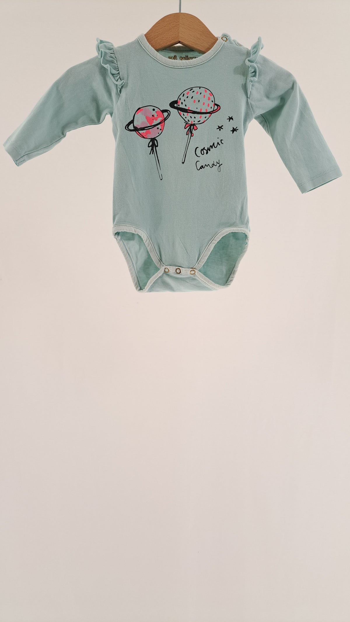 SOFT GALLERY • BODYSUIT • MINT COSMIC CANDY • SIZE 62