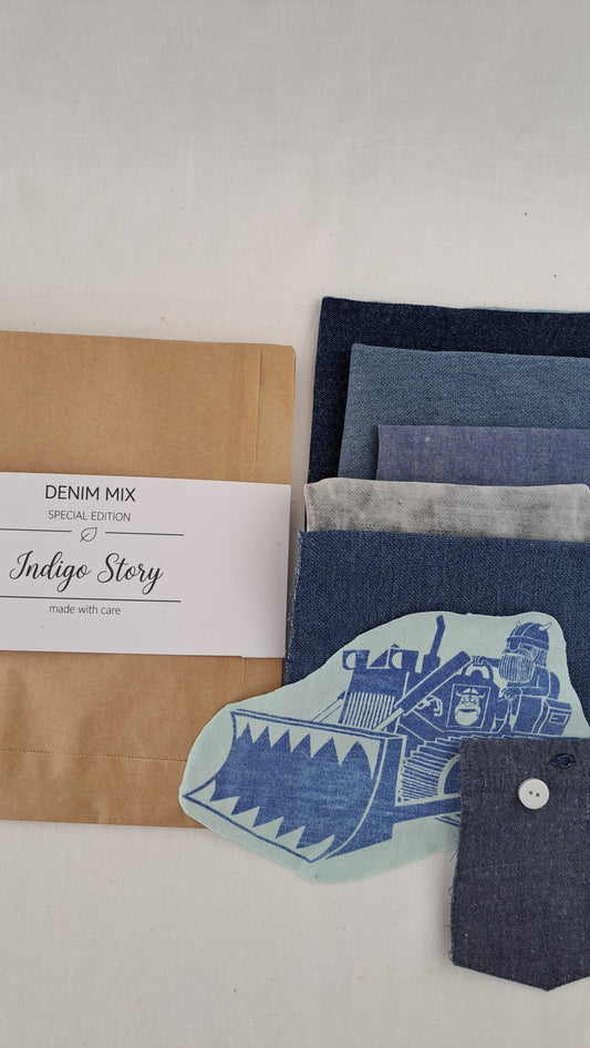 DENIM MIX • SECOND CHANCE KREA KIT • INDIGO STORY