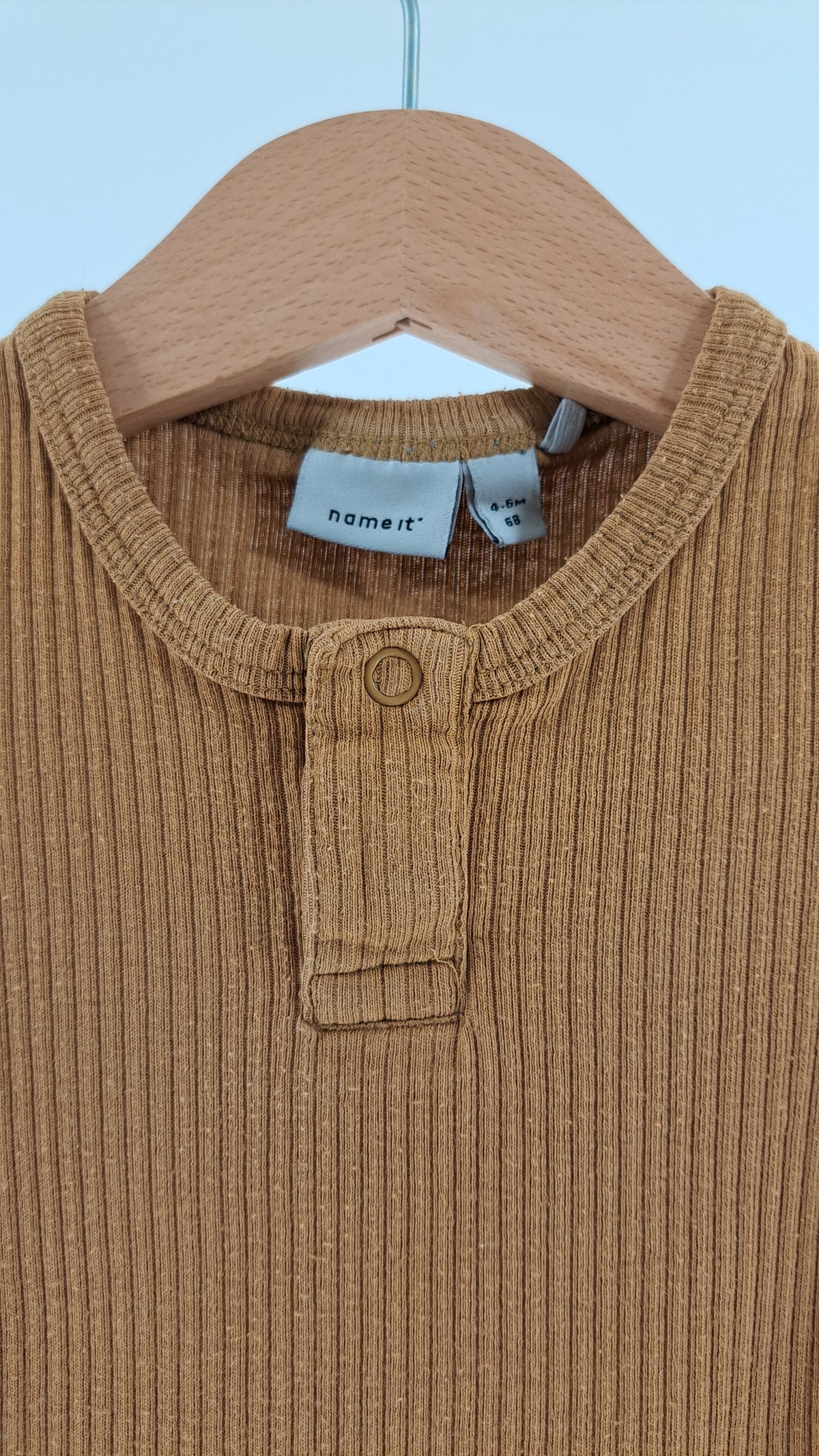 NAME IT • BODY • CARAMEL RIB KNIT • SIZE 68