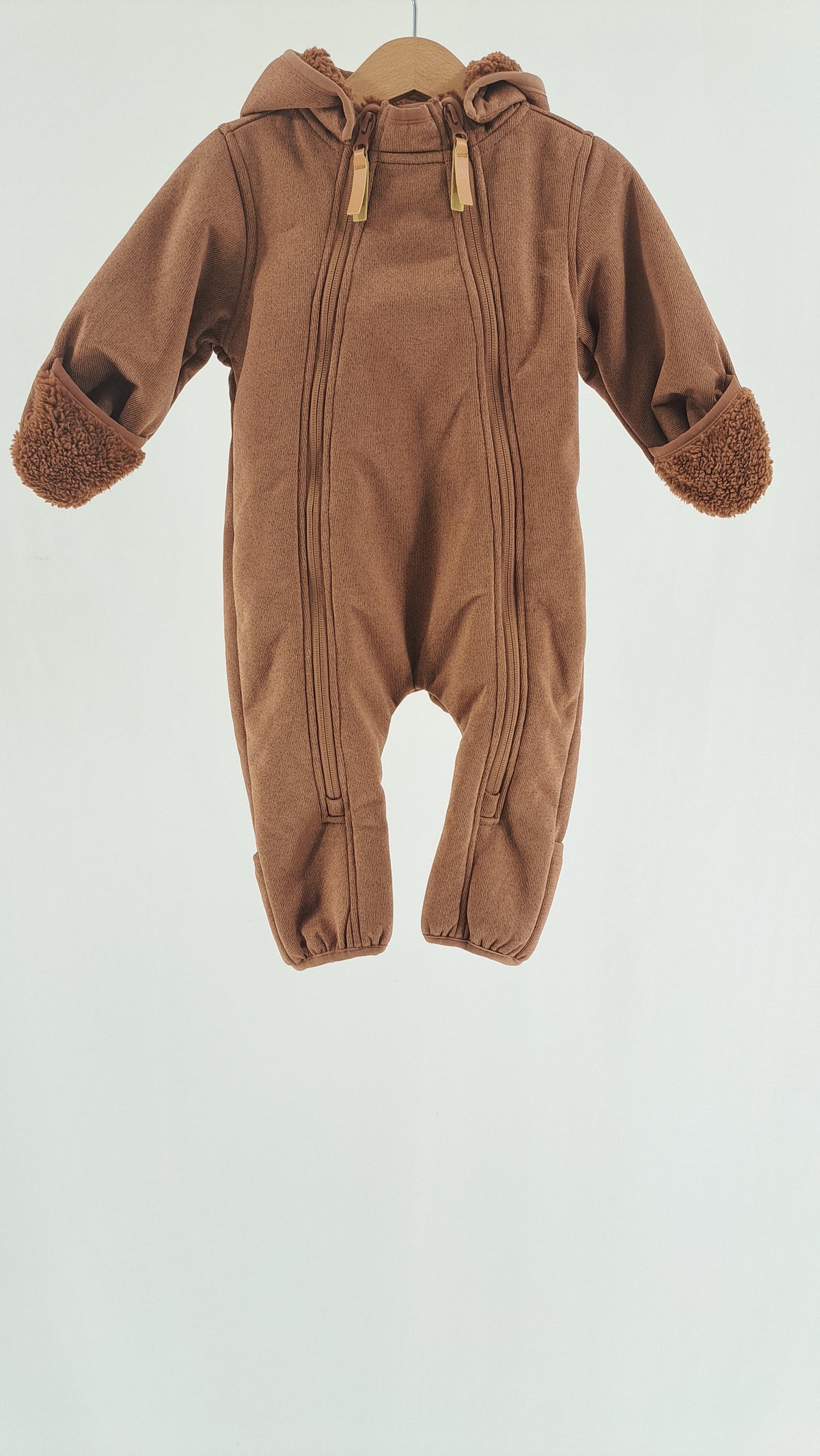 LIL' ATELIER • HELDRAGT • COGNAC FLEECE TEDDY • STR. 62/68