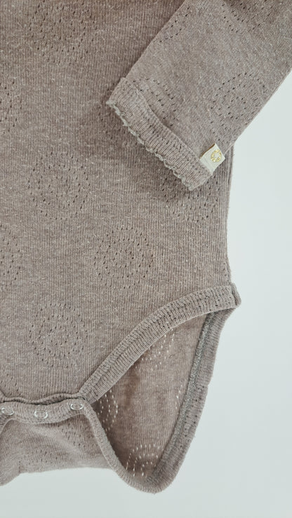 SMALLSTUFF • BODY • TAUPE POINTELLE • STR. 62