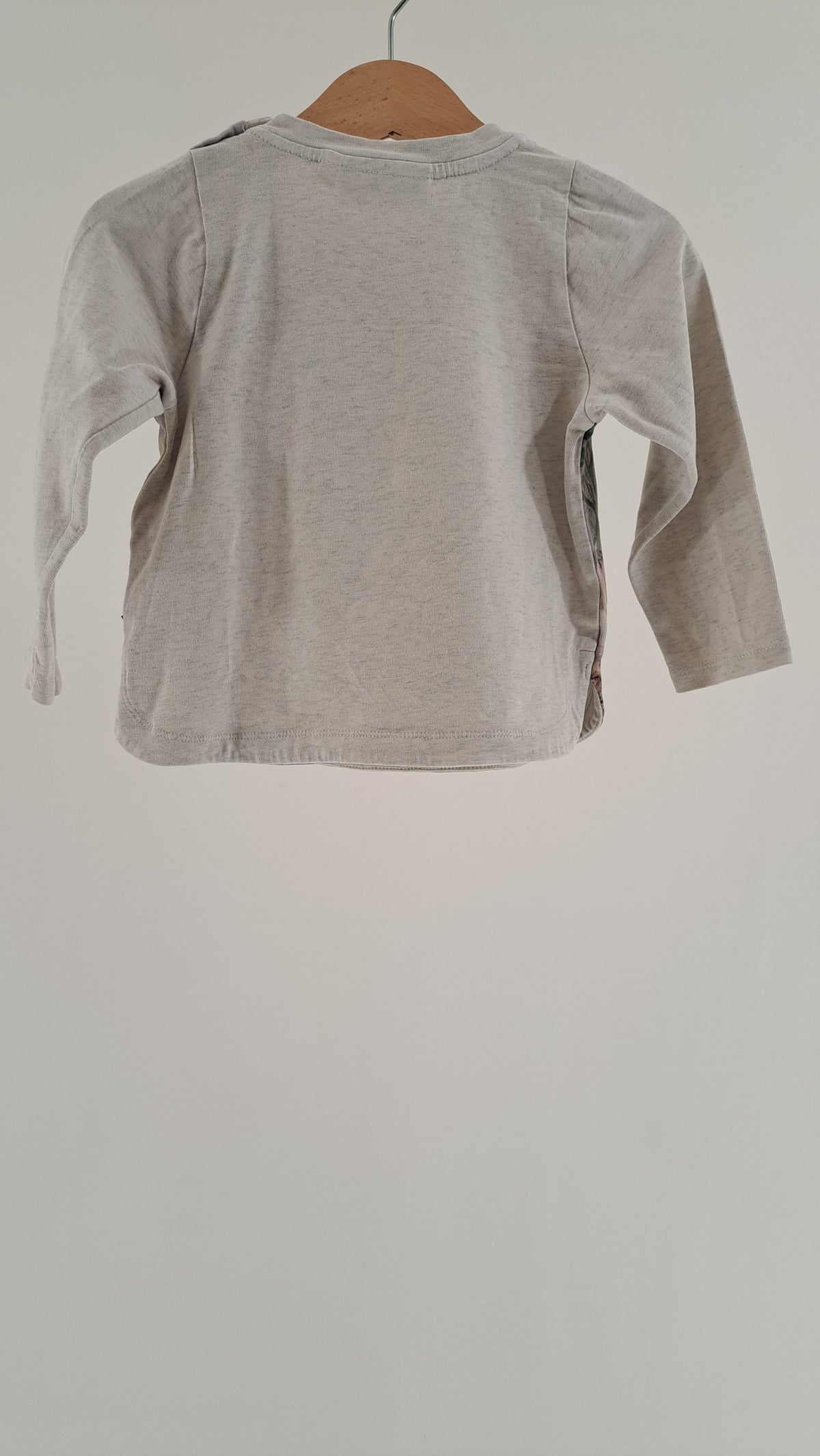 MOLO • BLOUSE • GREY NATURE PRINT LADYBUG • SIZE 86