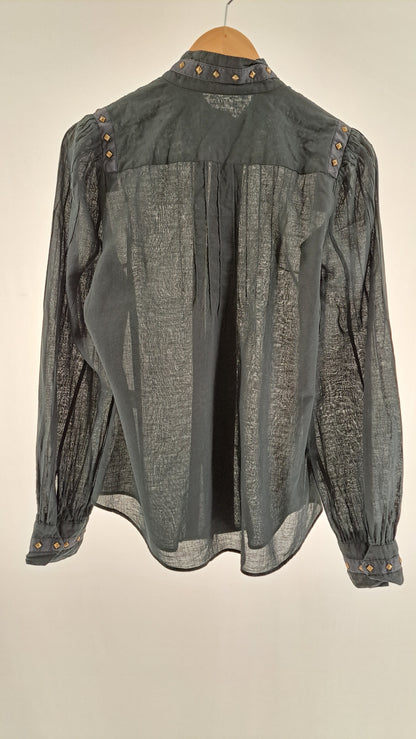 BY MALENE BIRGER • BLUSE • ANTRACIT NITTER • STR. L