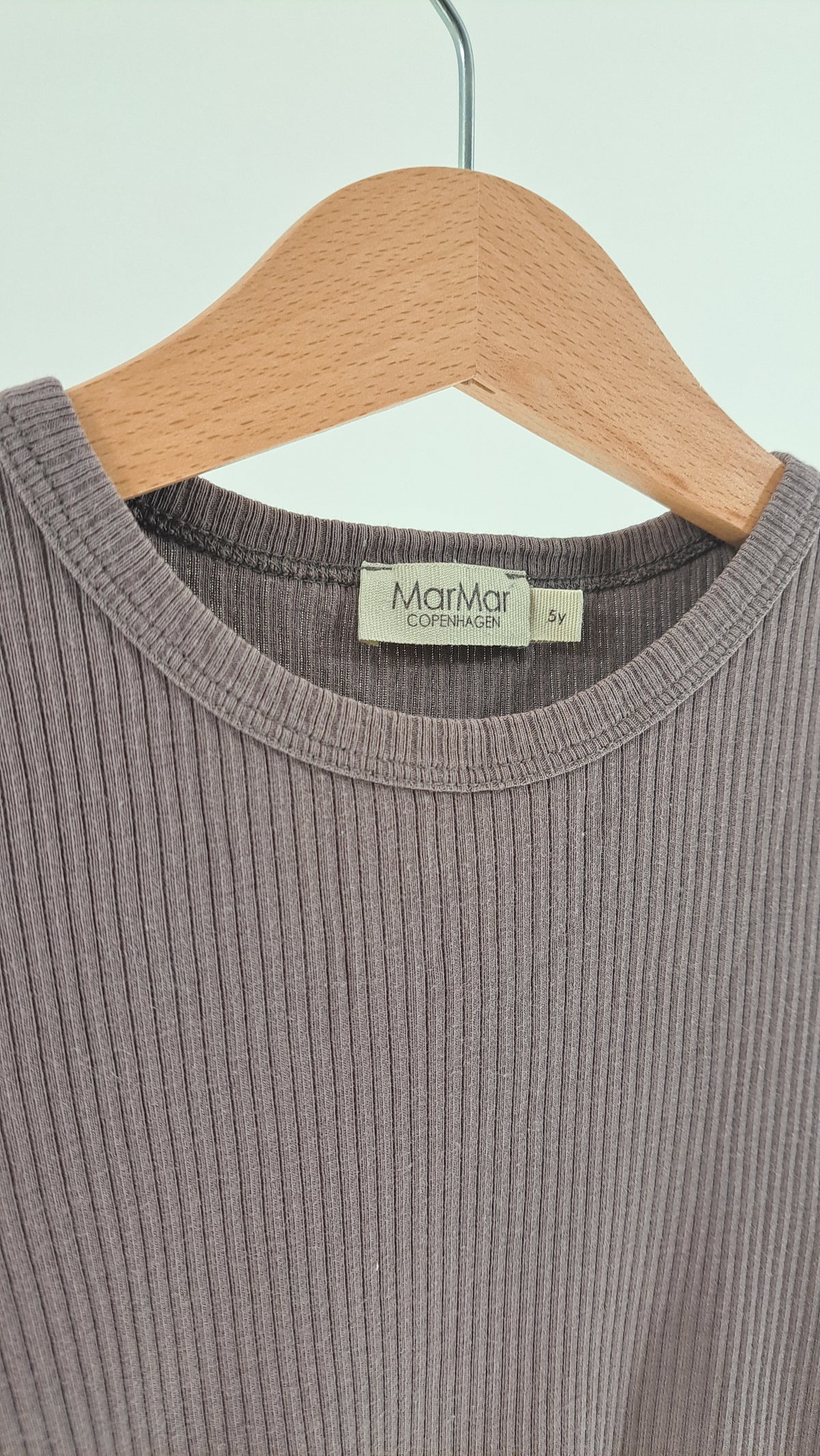MARMAR COPENHAGEN • BLUSE • MAUVE RIB • STR. 110