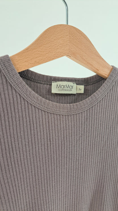 MARMAR COPENHAGEN • BLUSE • MAUVE RIB • STR. 110