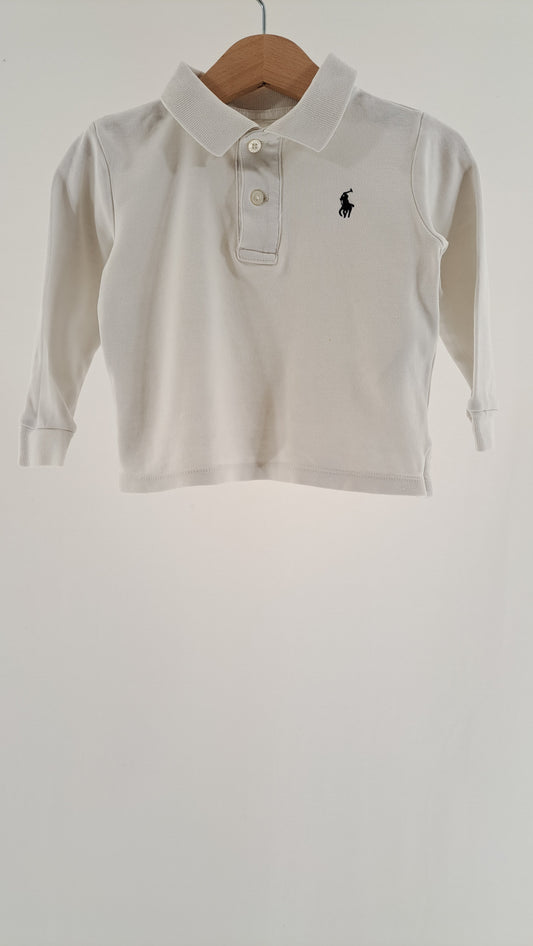 RALPH LAUREN • POLO • VIT • STORLEK 86