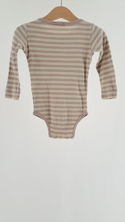 MARMAR COPENHAGEN • BODY • STØVET ROSA/BEIGE STRIBER • STR. 74