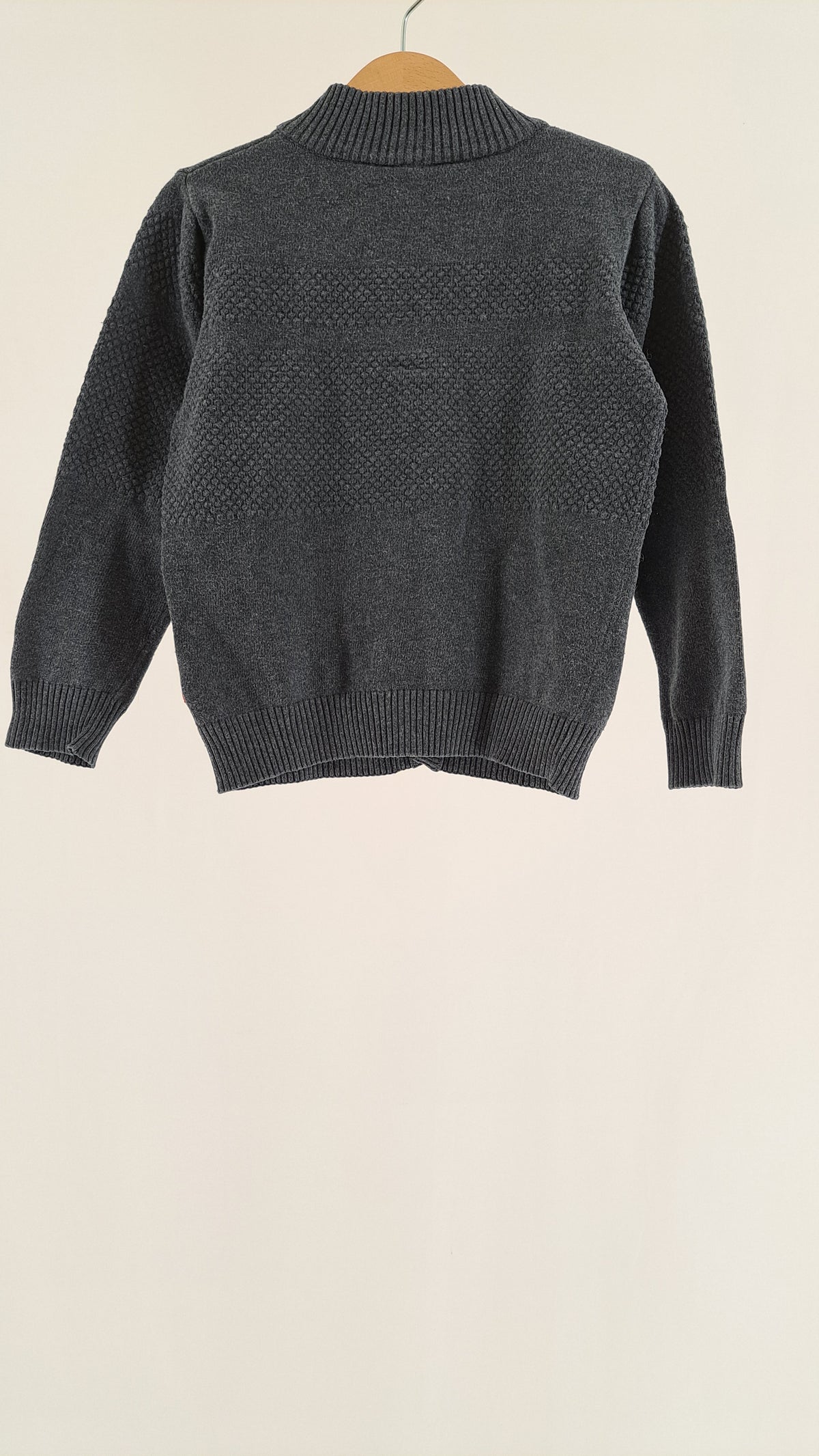 POMP DE LUX • CARDIGAN • MØRKEGRÅ MELANGE • STR. 104