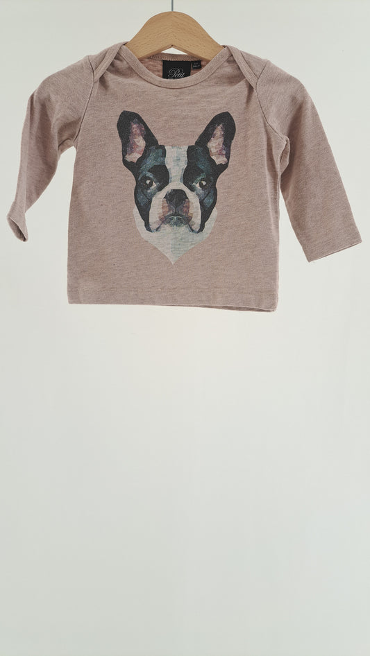 PETIT BY SOFIE SCHNOOR • BLUS • MAUVE BULLDOG • STORL. 68